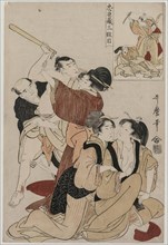 Chushingura: Act III of The Storehouse of Loyalty, late 1790s. Creator: Kitagawa Utamaro (Japanese, 1753?-1806).