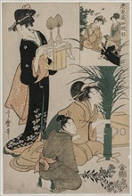 Chushingura: Act IV of The Storehouse of Loyalty, late 1790s. Creator: Kitagawa Utamaro (Japanese, 1753?-1806).