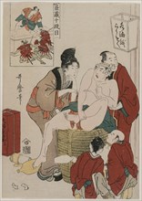 Chushingura: Act X of The Storehouse of Loyalty, late 1790s. Creator: Kitagawa Utamaro (Japanese, 1753?-1806).