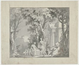 Classical Scene, 1775-1800. Creator: Francisco Vieira (Portuguese, 1765-1805), circle of.