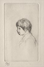 Claude Renoir, de profil. Creator: Pierre-Auguste Renoir (French, 1841-1919).