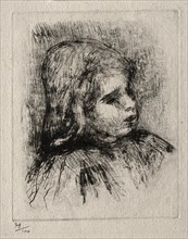 Claude Renoir, de trois-quarts à droite, 1908. Creator: Pierre-Auguste Renoir (French, 1841-1919).