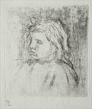 Claude Renoir, de trois-quarts à gauche, 1908. Creator: Pierre-Auguste Renoir (French, 1841-1919).