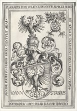 Coat of Arms of Johann Stabius. Creator: Wolf Traut (German, c. 1486-1520).