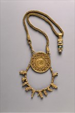 Collar with Medallion and Pendant, 200-300. Creator: Unknown.