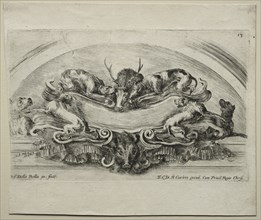 Collection of Various Caprices and New Designs of Cartouches and Ornaments: No 13. Creator: Stefano Della Bella (Italian, 1610-1664).