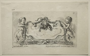 Collection of Various Caprices and New Designs of Cartouches and Ornaments: No 17. Creator: Stefano Della Bella (Italian, 1610-1664).