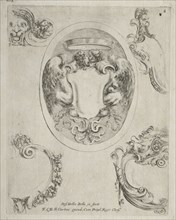 Collection of Various Caprices and New Designs of Cartouches and Ornaments: No 8. Creator: Stefano Della Bella (Italian, 1610-1664).