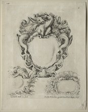 Collection of Various Caprices and New Designs of Cartouches and Ornaments: No. 9. Creator: Stefano Della Bella (Italian, 1610-1664).