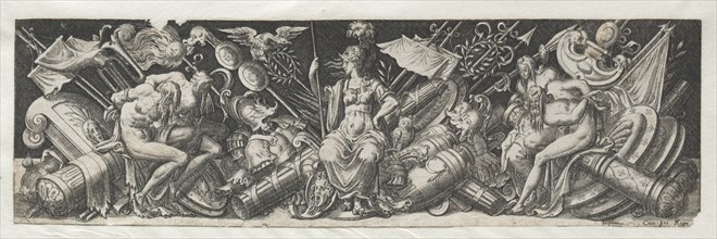 Combats and Triumphs No. 1. Creator: Etienne Delaune (French, 1518/19-c. 1583).
