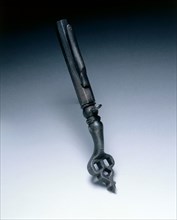 Combined Wheel-Lock Spanner and Powder Measure, c. 1625-1650. Creator: Unknown.