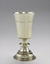 Communion Cup, 1671-1672. Creator: DR (British).