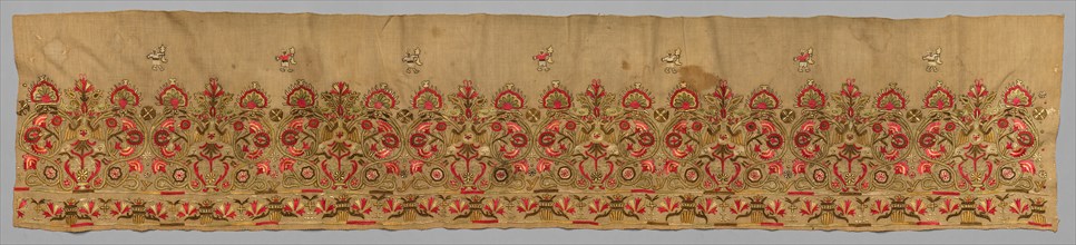 Complete Skirt Border, 1700s. Creator: Unknown.