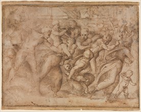 Copy of Raphael's Massacre of the Innocents, after 1510. Creator: Raphael (Italian, 1483-1520), follower of.