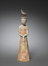 Court Lady with High Chignon, c. 700-750. Creator: Unknown.