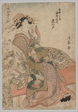 Courtesan, 1690-1730. Creator: Kiyomine (Japanese, 1690-1730).