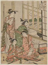 Courtesans at Leisure (from the series The Six Immortal Poets), c. early 1780s. Creator: Katsukawa Shunzan (Japanese).