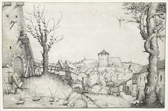 Courtyard of a castle, 1546. Creator: Augustin Hirschvogel (German, 1503-1553).