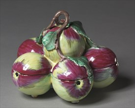 Covered Box in the Form of Six Apples, c. 1760. Creator: Sceaux Factory (French, active 1748-66).