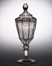 Covered Glass Cup, c. 1725. Creator: Unknown.