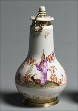 Covered Flask, c. 1720-1723. Creator: Meissen Porcelain Factory (German).