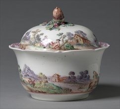 Covered Sugar Bowl (Sucrier couvert), 1745- 1748. Creator: Sèvres Porcelain Manufactory (French, est. 1740); Vincennes Factory (French).