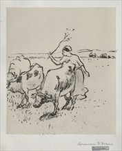 Cowherder, c. 1899. Creator: Camille Pissarro (French, 1830-1903).