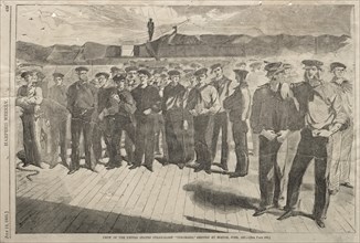 Crew of the United States Steam-Sloop "Colorado," Shipped at Boston, June 1861, 1861. Creator: Winslow Homer (American, 1836-1910).