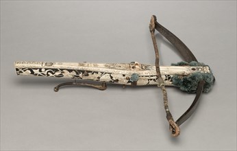 Crossbow and Cranequin of Elector Augustus I of Saxony, c. 1553-1573. Creator: Unknown.