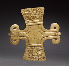Cross-Shaped Ornament, c. 500-200 BC. Creator: Unknown.