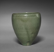 Cup with Incised Thunder Design, 1100s-1200s. Creator: Unknown.
