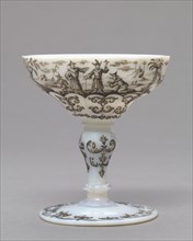 Cup, c. 1735. Creator: Ignaz Preissler (Bohemian, 1676-1741).