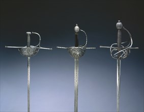 Cup-Hilted Rapier, c.1610- 30. Creator: Unknown.