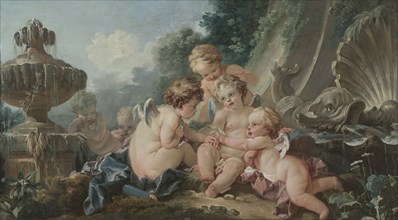 Cupids in Conspiracy, 1740s. Creator: François Boucher (French, 1703-1770).