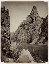 Currecanti Needle, Black Cañon of the Gunnison, before 1880. Creator: William Henry Jackson (American, 1843-1942).