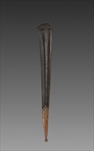 Dagger (brown leather case), 1700s-1800s. Creator: Unknown.