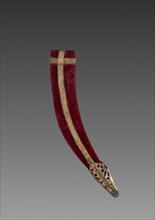Dagger (red velvet case), 1700s-1800s. Creator: Unknown.