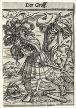 Dance of Death: The Earl, c. 1526. Creator: Hans Holbein (German, 1497/98-1543).