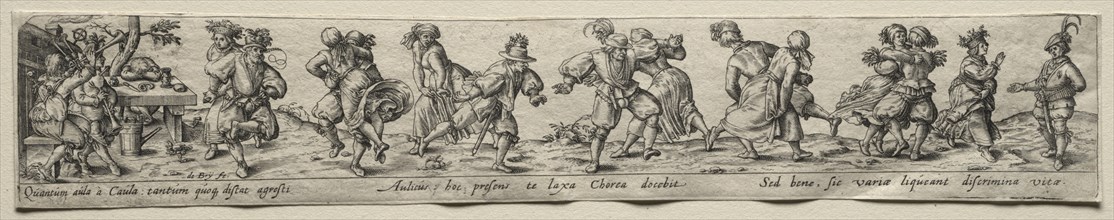 Dance of Peasants. Creator: Theodor de Bry (Flemish, 1528-1598).