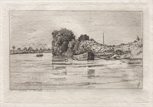 Danube at Walhalla, 1879. Creator: Otto H. Bacher (American, 1856-1909).