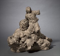 David Victorious over Goliath, 1722. Creator: Giovanni Battista Foggini (Italian, 1652-1725).