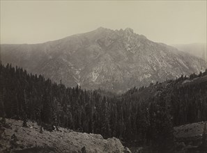 Davoncastle Butte, Sierra Nevada, c. 1866-1870. Creator: Carleton E. Watkins (American, 1829-1916).