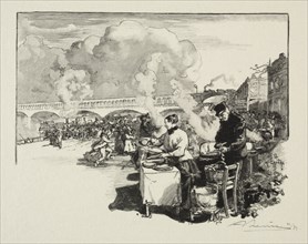 Debarcadère des bateaux-omnibus. Creator: Auguste Louis Lepère (French, 1849-1918).