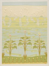 Decoration in Enameled Tiles for Bathroom, 1898. Creator: Félix Albert Anthyme Aubert (French, 1866-1940); Alexandre-Louis-Marie Charpentier (French, 1856-1909), and.