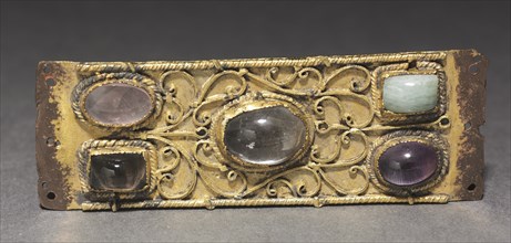 Decorative Plaque, Probably from a Reliquary Shrine, c. 1200. Creator: Unknown.