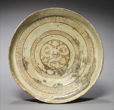 Deep Plate with Decorative Patterns, 1100s. Creator: Unknown.