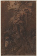 Descent from the Cross, 1600s. Creator: Anonymous.