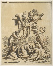 Descent from the Cross. Creator: Ugo da Carpi (Italian, c. 1479-c. 1532).