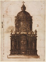 Design for a Ciborium, 1600s. Creator: Fantoni Family Workshop (Italian).