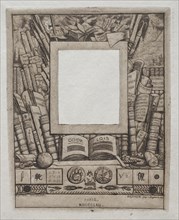 Design for a Frame for the Portrait of Armand Guéraud, 1862. Creator: Charles Meryon (French, 1821-1868).